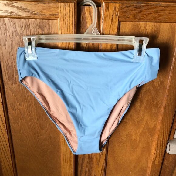 J Crew High Rise Bikini Bottom Light Blue- XS - Picture 5 of 8